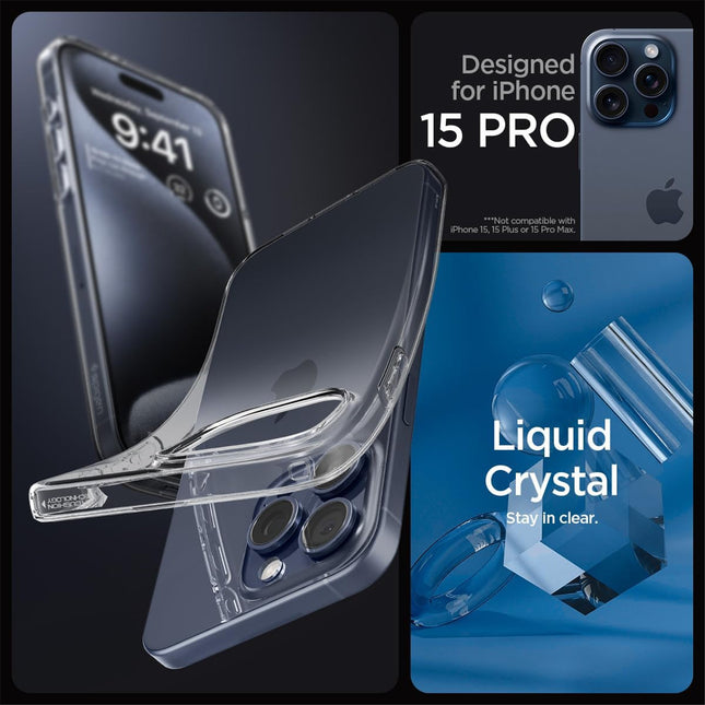 Spigen iPhone 15 Pro (6.1") Liquid Crystal Case