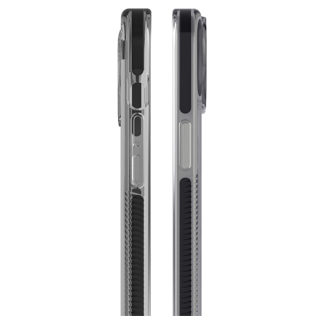 ZAGG iPhone 15 (6.1") Santa Cruz Snap Phone Case - Clear/Black - Magsafe Compatible