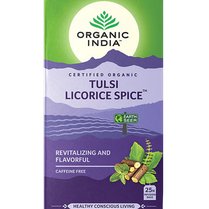 Organic India Tulsi Licorice Spice - 25 Tea Bags