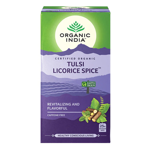 Organic India Tulsi Licorice Spice - 25 Tea Bags
