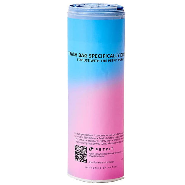 Petkit Replaced Waste Bags Portable Cat Litter Waste Receptacles Bags for Pura MAX Pet Cat Litter Tray Box