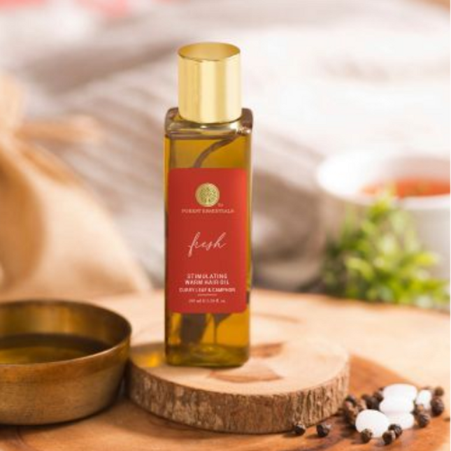 Stimulating Warm Hair Oil Curry Leaf and Camphor