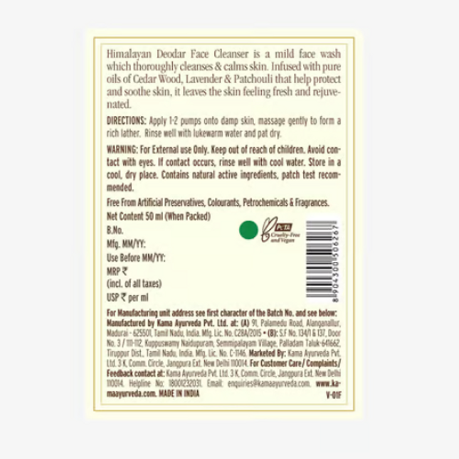 Himalayan Deodar Face Cleanser For Men