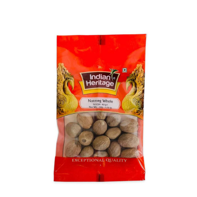 Indian Heritage Nutmeg Whole 50g