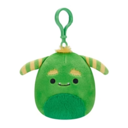 SQUISHMALLOWS 3.5 INCH SEASON HALLOWEEN CLIP ON- CALLUM GREEN MONSTER