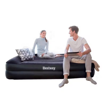 BESTWAY AIR BED PREMIUM+ QUEEN WITH BUILT-IN PUMP