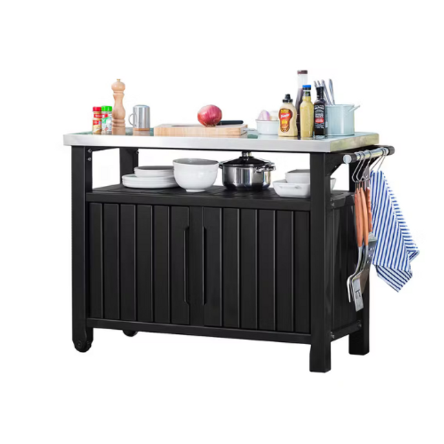 Keter Unity Entertaining BBQ Storage Table XL