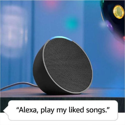 Amazon Echo Pop Smart Speaker with Alexa - Charcoal