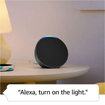 Amazon Echo Pop Smart Speaker with Alexa - Charcoal