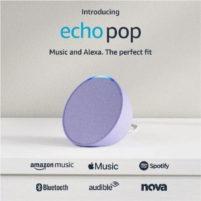 Amazon Echo Pop Lavender Bloom