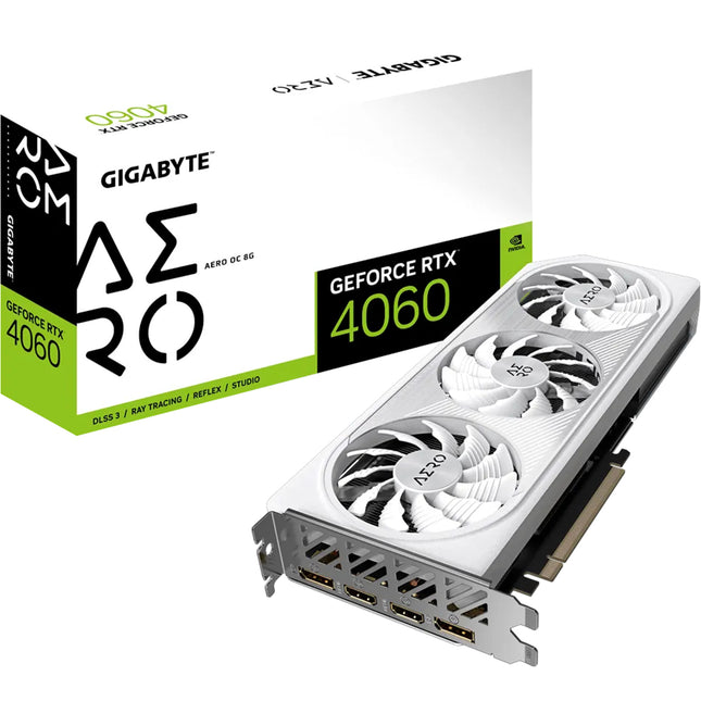 Gigabyte NVIDIA GeForce RTX 4060 AERO OC 8GB GDDR6 Graphics Card