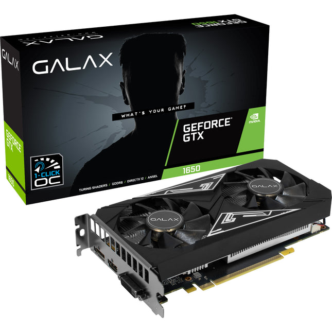 GALAX NVIDIA GeForce GTX 1650 EX 4GB GDDR6 Graphics Card