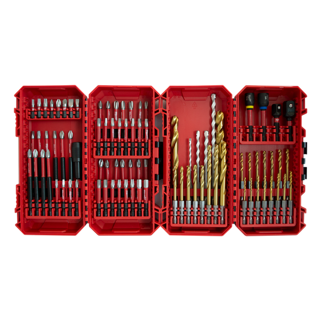 MILWAUKEE SHOCKWAVE DRILL AND  DRIVER BIT SET 86PC
