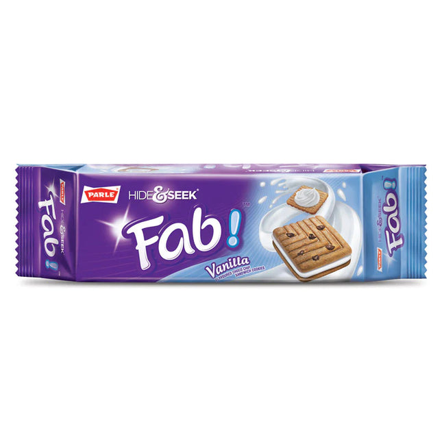 Parle Hide & Seek Fab Vanilla Cream Biscuit 112gm