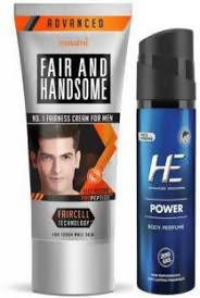 Emami Fair & Handsome Cream 60ml + Free 4gm Deo