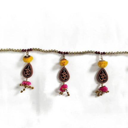 OM Door Hanging with Pom Pom