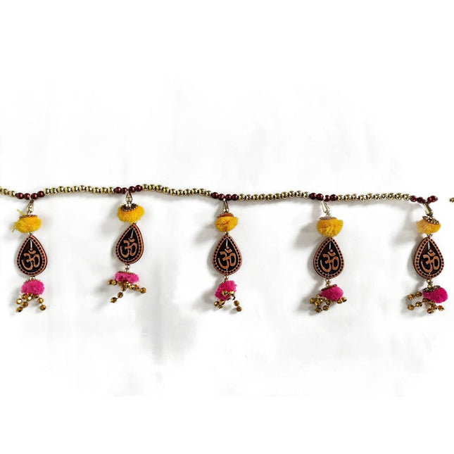 OM Door Hanging with Pom Pom