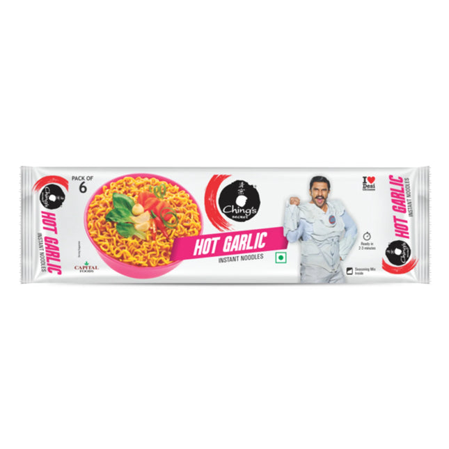 Chings Hot Garlic Noodles 240g