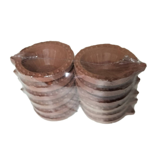 Clay Diyas Plain 12 Pc