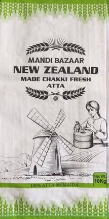 Mandi Bazaar Chakki Atta, Made in New Zealand 10Kg
