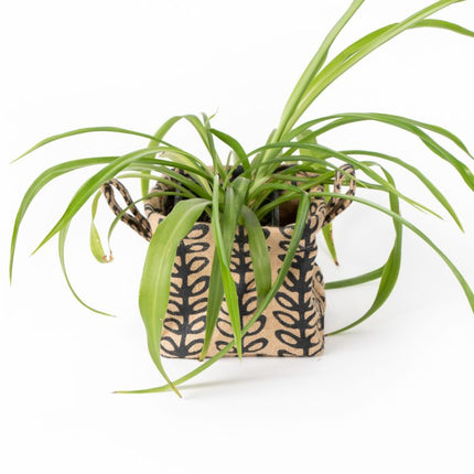 collapsible jute basket