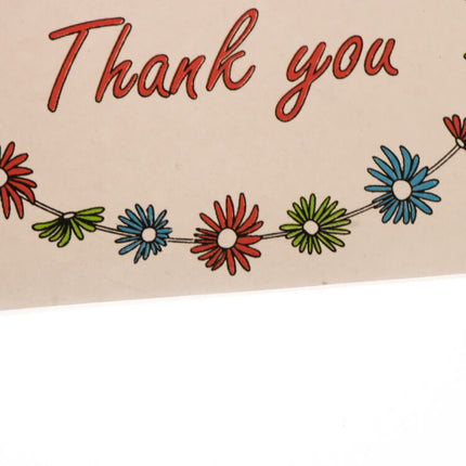 flower crown thanks card