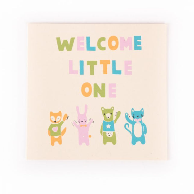 welcome baby card