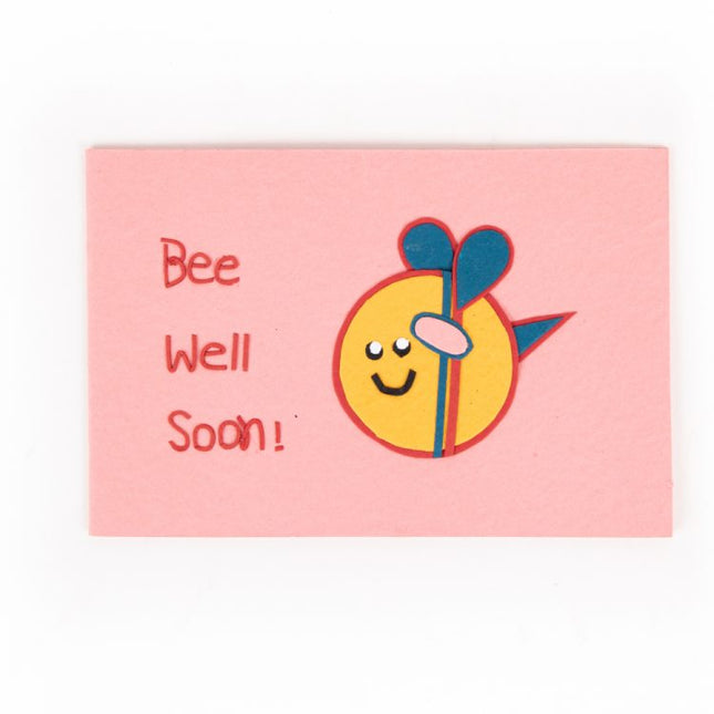 bee well soon card