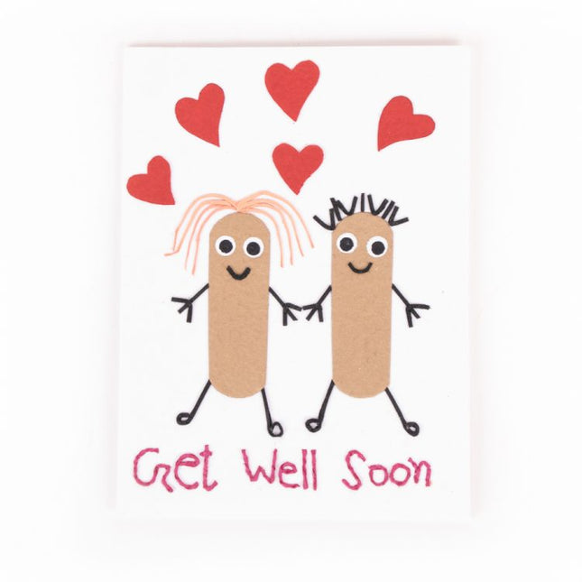 get well plasters card
