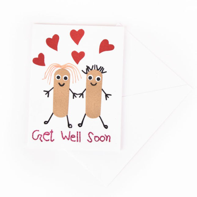 get well plasters card