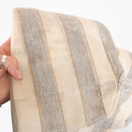 grey nat stripe shopper