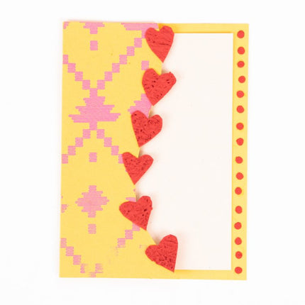 heart collage card