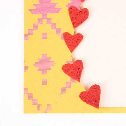 heart collage card