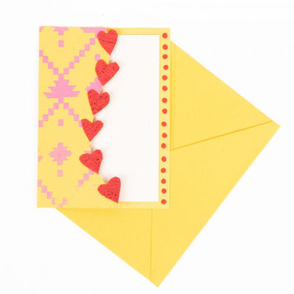 heart collage card