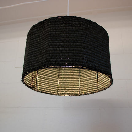 black mela leaf lampshade