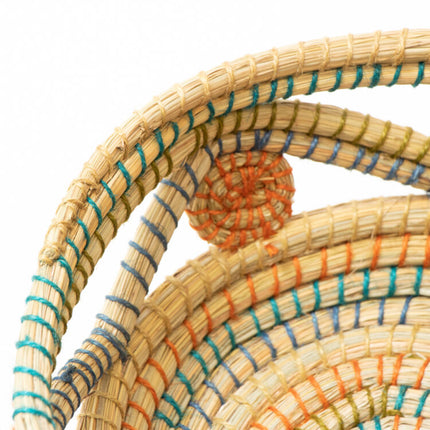 kaisa and jute woven bowl