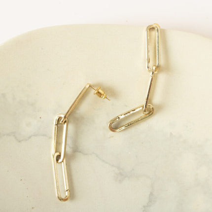 chainlink earrings