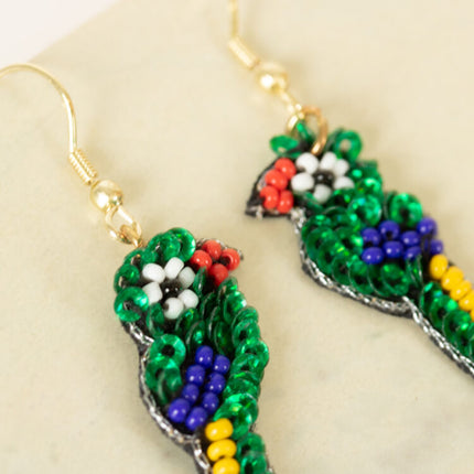 parrot earrings