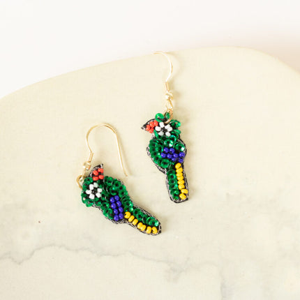 parrot earrings