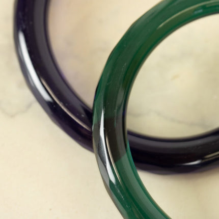 hand blown glass bangle