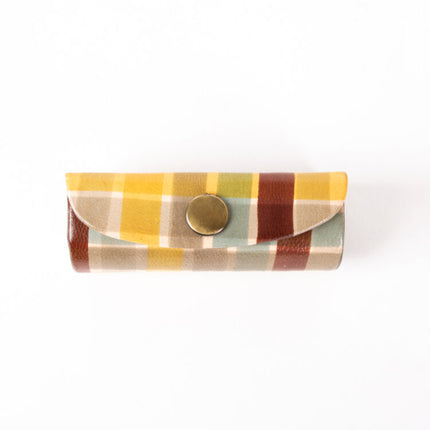 plaid shanti lipstik case