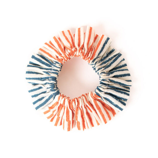 striped scrunchie
