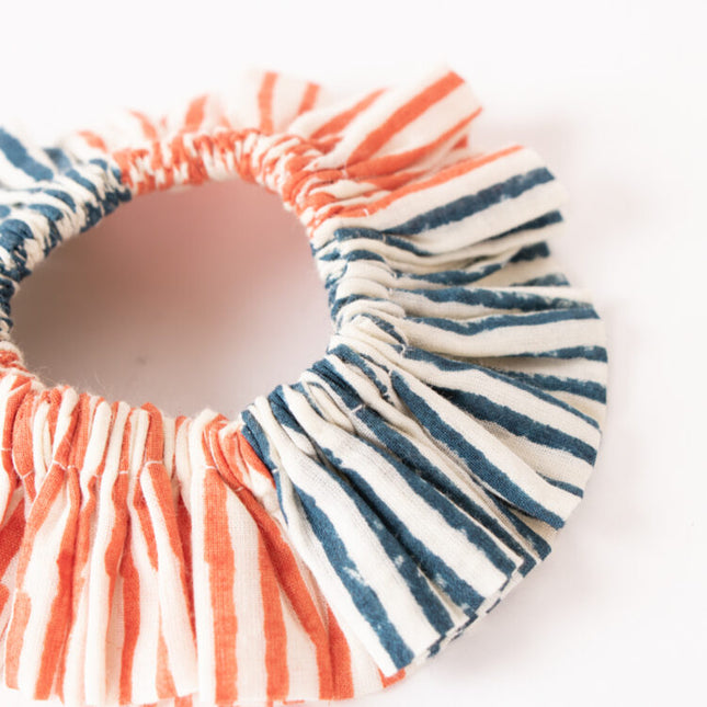 striped scrunchie