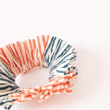 striped scrunchie