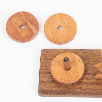 wooden shape stacker