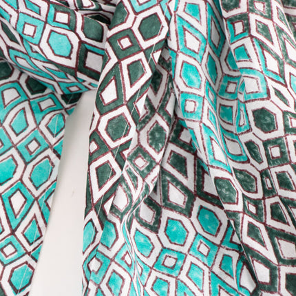 blue jaali scarf