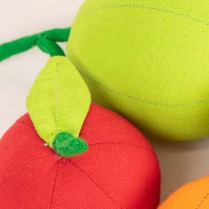 Fruit toys in bag