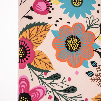 multi floral card