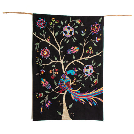 peacock wall hanging