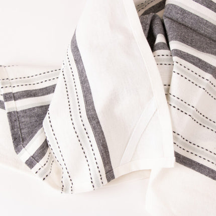 grey dobby tea towel